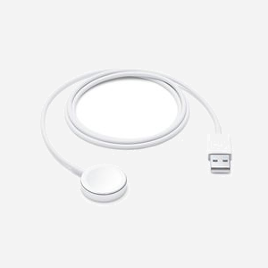 Apple MW6A3ZM/A Chargeur USB Intérieur 1m Blanc - Compatible Écouteurs, Smartwatch, MagSafe - iMac, Mac Studio, Mac mini, Apple Watch, AirPods