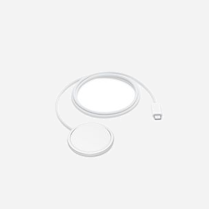 Apple Chargeur MagSafe MX6X3ZM/A Universel Blanc USB, Recharge Sans Fil Qi2, Charge Rapide 25W, Longueur 1m, Compatible iPhone/AirPods - Miniature 3