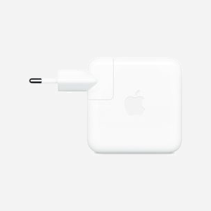 Apple Chargeur Secteur 70W USB-C Blanc MXN53ZM/A - Compatible Écouteurs, Ordinateurs Portables, Smartphones - Puissance Maximale 70 Watts
