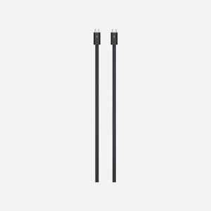 Apple Câble Thunderbolt 5 MC9C4ZM/A 1m Noir - Transfert jusqu'à 120 Gbit/s, USB 4 40 Gbit/s, USB 3 10 Gbit/s, DisplayPort 2.1, Power Delivery 240W - Miniature 3