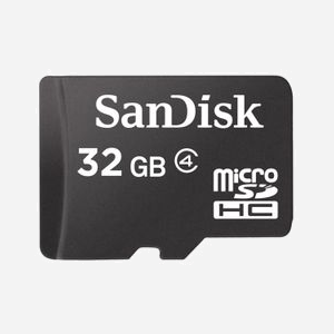 SanDisk MicroSDHC 32GB SDSDQ-032G-E11M, capacité 32 Go, Carte Flash MicroSDHC, coloris noir. - Miniature 1