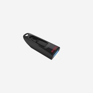 SanDisk Ultra 16 Go USB 3.2 Gen 1 (3.1 Gen 1) Type-A Noir - Vitesse lecture 100 Mo/s - Logiciel SanDisk SecureAccess - Compatible Windows/macOS