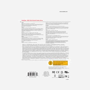 SanDisk SSD Plus 480 Go 2.5" SATA III SLC - Lecture 535 Mo/s, Écriture 445 Mo/s, 6 Gbit/s - SDSSDA-480G-G26 pour PC et ordinateur portable - Miniature 2