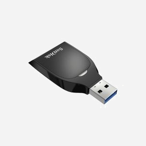 Lecteur de Carte Mémoire SanDisk SDDR-C531-GNANN USB 3.2 Gen 1 pour SD/SDHC/SDXC, Transfert 170MB/s, Noir, Dimensions 31.8x8.13x63mm - Miniature 2