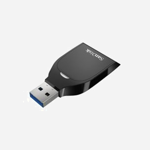 Lecteur de Carte Mémoire SanDisk SDDR-C531-GNANN USB 3.2 Gen 1 pour SD/SDHC/SDXC, Transfert 170MB/s, Noir, Dimensions 31.8x8.13x63mm - Miniature 3