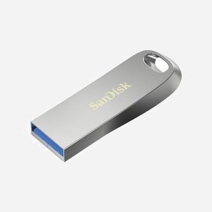 SanDisk Ultra Luxe 64 Go USB Type-A 3.2 Gen 1 (3.1 Gen 1) 150 Mo/s Argent - Lecteur Flash USB sans Capuchon, Protection par Mot de Passe - Miniature 3