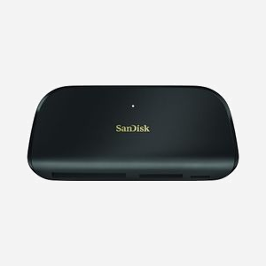 SanDisk ImageMate PRO Lecteur de Carte USB-C USB 3.2 Gen 1, CF/SD/SDHC/SDXC/MicroSD, jusqu'à 312 Mo/s, Compatible Windows/macOS, Noir. - Miniature 1