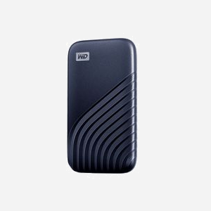 Western Digital My Passport SSD 2To USB Type-C 3.2 Gen 2 Bleu, NVMe, Lecture 1050Mo/s, Écriture 1000Mo/s, Chiffrement Matériel AES 256-bit, compatible macOS/Windows - Miniature 3