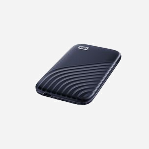 Western Digital My Passport SSD 2To USB Type-C 3.2 Gen 2 Bleu, NVMe, Lecture 1050Mo/s, Écriture 1000Mo/s, Chiffrement Matériel AES 256-bit, compatible macOS/Windows - Miniature 4