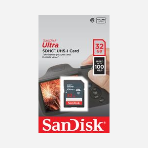 SanDisk Ultra SDHC 32GB UHS-I Classe 10, 100MB/s - Résistante aux chocs, température, eau, rayons X - SDSDUNR-032G-GN3IN - Miniature 3