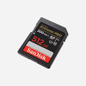SanDisk Extreme PRO 512 Go SDXC - Classe 10, U3, V30 - Lecture 200 Mo/s, Ecriture 140 Mo/s - Résistante aux chocs, eau et rayons X - Miniature 3