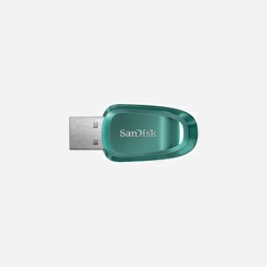 SanDisk Ultra Eco 256Go USB Type-A 3.2 Gen 1 (3.1 Gen 1) Vert - Vitesse de lecture 100Mo/s, Boîtier plastique, Dimensions 46x20.3x9.58mm - Miniature 2