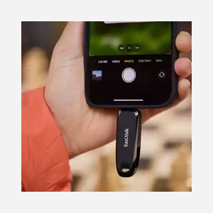 SanDisk Ultra Dual Drive Luxe 512GB USB Type-C 3.2 Gen 1, 100MB/s, Format Pivotant, Noir, Dimensions 70x18x11mm, Poids 12g, Temp. 0-45°C - Miniature 4