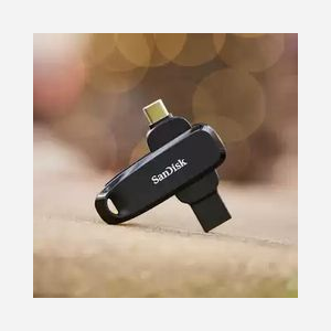SanDisk Ultra Dual Drive Luxe 512GB USB Type-C 3.2 Gen 1, 100MB/s, Format Pivotant, Noir, Dimensions 70x18x11mm, Poids 12g, Temp. 0-45°C - Miniature 5