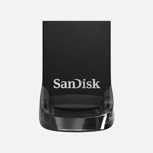 SanDisk Ultra Fit 1 To USB Type-A 3.2 Gen 1 Noir - Lecteur Flash USB, 400 Mo/s, Format Sans Capuchon, Protection Mot de Passe, Dimensions 29.8x14.3x5 mm - Miniature 3