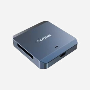 SanDisk PRO-CINEMA Lecteur CFexpress USB 3.2 Gen 2 Type-C - Compatible iPhone 15 Pro/Max, Boîtier Gris, Jusqu'à 20 Gbps, Support ProRes 4K - Miniature 3