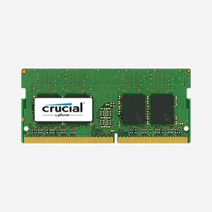 Crucial CT8G4SFS824A : Module mémoire 8GB DDR4 2400MHz SO-DIMM 260-Pin 1.2V CL17 Unbuffered pour ordinateur portable (1x8GB)