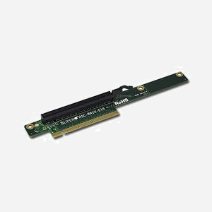 Supermicro RSC-RR1U-E16 Adaptateur d'Interface PCIe, Format 1U, 1 Port, Connectivité Filaire, Certification RoHS, Code SH 84733020 - Miniature 1