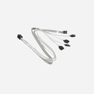 Câble Supermicro SAS CBL-SAST-0616 SFF 8087 vers 4x SATA 7-pin, 0.5m, Gris, Unité. Interconnexion interne pour stockage SAS/SATA.