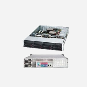 Supermicro CSE-825TQC-R802LPB Châssis Serveur 2U Noir, 8 baies 3.5", Alimentation 800W, Supporte Cartes Mères ATX/EATX, Dimensions 473x647x89mm