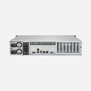 Supermicro CSE-825MBTQC-R802LPB Châssis Serveur Rack 2U Noir Alimentation 800W 80 PLUS Titanium, 3 baies 3.5", ATX/EATX, Ventilateurs PWM - Miniature 2