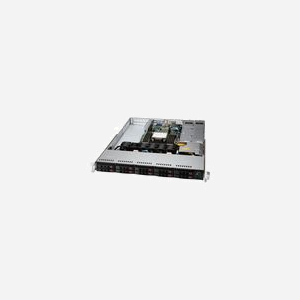 Supermicro SYS-110P-WTR Serveur Rack 1U Intel Xeon série 3000, DDR4-SDRAM 3To max, 10x 2.5" SATA III, RAID 0/1/5/10, Double LAN 10GbE, Alimentation 750W Redondante - Miniature 1