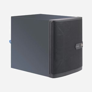 Supermicro CSE-721TQ-350B Mini Tower Serveur Noir, Alimentation 250W, 1x 120mm, Mini-ITX, 4x 3.5", 2x 2.5", USB 3.2, 210x279x240mm - Miniature 2