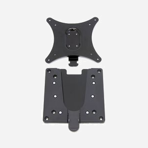 Ergotron Quick Release LCD Bracket 60-589-060 Noir Métal, VESA 75x75/100x100mm, Charge max. 15.9kg, pour écrans LCD/LED, Poids 453g - Miniature 1
