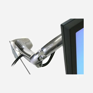 Ergotron MX Bras LCD Bureau Aluminium 45-214-026 pour écran jusqu'à 30" (76.2cm), charge max 13.6kg, VESA 75x75 à 200x200, inclinaison 80°, rotation 90° - Miniature 3
