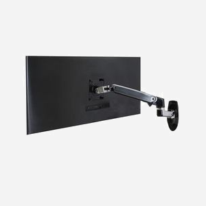 Ergotron LX Series 45-243-026 Support Mural LCD Aluminium 34" (86.4cm) VESA 75/100mm, Charge Max 11.3kg, Extension 64cm, Inclinaison 75°, Rotation 360° - Miniature 2