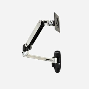 Ergotron LX Series 45-243-026 Support Mural LCD Aluminium 34" (86.4cm) VESA 75/100mm, Charge Max 11.3kg, Extension 64cm, Inclinaison 75°, Rotation 360° - Miniature 4