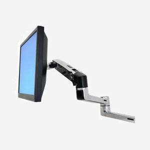 Ergotron LX Extension Aluminium 45-289-026 - Extension 23cm pour Bras LX, Aluminium poli, Gestion de câbles, Poids 498g, Colis 100x60x310mm - Miniature 2