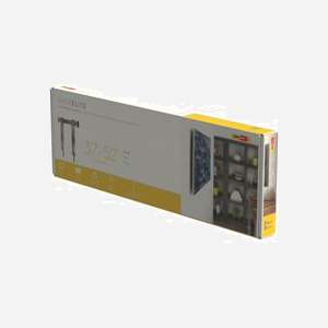 OmniMount OMN-OE80F Support mural écran 37-52" (94-132.1cm) VESA 200x200 à 400x400, profil 1.7cm, charge max 36.3kg. Ref: 61-106-223 - Miniature 2