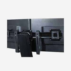 Ergotron 97-783 Kit de Montage Mural Double Écran 17"-26" (43.2-66cm) VESA 50x50/100x100, Charge Max. 16.4kg, Rotation 360°, Noir - Miniature 3