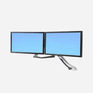 Ergotron 97-783 Kit de Montage Mural Double Écran 17"-26" (43.2-66cm) VESA 50x50/100x100, Charge Max. 16.4kg, Rotation 360°, Noir - Miniature 4