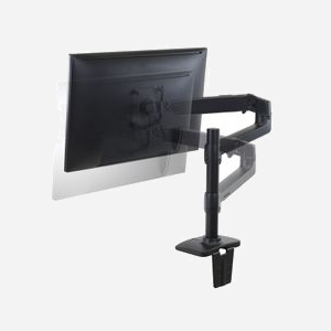 Ergotron LX Series 45-537-224 Bras Support Écran LCD Bureau Poteau Long 34" (86.4 cm) Noir - Montage Bureau 75x75/100x100mm - Inclinaison 75° - Miniature 2
