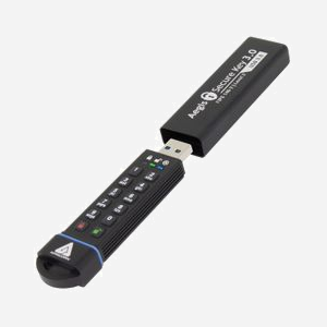Apricorn ASK3-16GB : Clé USB 16Go USB 3.2 Gen 2 Type-A, Lecture 195Mo/s, Ecriture 162Mo/s, Clavier PIN intégré, Chiffrement matériel, Compatible Windows/Mac/Linux - Miniature 2