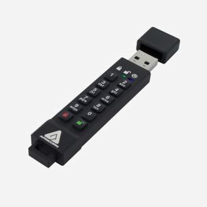 Apricorn Aegis Secure Key 3z 16Go USB-A 3.2 Gen 1, Lecteur d'Empreintes, AES 256-bit, IP56, Lecture 190Mo/s, Ecriture 80Mo/s, Compatible Windows/macOS/Linux/Android