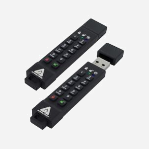 Apricorn Aegis Secure Key 3z 16Go USB-A 3.2 Gen 1, Lecteur d'Empreintes, AES 256-bit, IP56, Lecture 190Mo/s, Ecriture 80Mo/s, Compatible Windows/macOS/Linux/Android - Miniature 3
