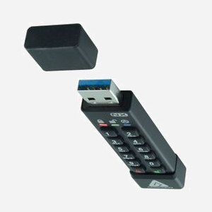 Apricorn ASK3-NX-64GB Clé USB 64Go USB Type-A 3.2 Gen 2 (3.1 Gen 2) 77/72 Mo/s Lecture/Ecriture, IP67, Clavier PIN, Lecteur Empreinte Digitale - Miniature 3
