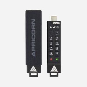 Apricorn Aegis Secure Key 3NXC 64GB USB 3.2 Gen 1 Type-A Noir, Clavier Intégré, AES-XTS 256-bit, FIPS 140-2, IP68 - Miniature 4