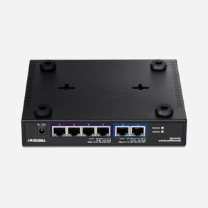 Trendnet TEG-S762 : Switch 6 Ports 10G Ethernet RJ-45 (100/1000/10000) - Capacité 60 Gbit/s, MAC 16K entrées, Standards IEEE 802.3ab/an/az/bz/u - Miniature 3