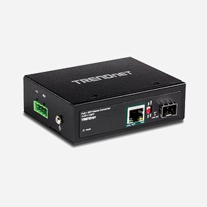 Trendnet TI-PF11SFP Convertisseur de Média Gigabit Ethernet 2000 Mbit/s, SFP, PoE+ 30W, IEEE 802.3/ab/af/at/u/x/z, IP30, -40°C à 75°C - Miniature 2