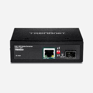 Trendnet TI-PF11SFP Convertisseur de Média Gigabit Ethernet 2000 Mbit/s, SFP, PoE+ 30W, IEEE 802.3/ab/af/at/u/x/z, IP30, -40°C à 75°C - Miniature 3