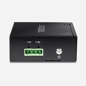 Trendnet TI-M12 Régulateur Ethernet 2x RJ45 10/100 Mbps, RS-232, Alimentation 12-56V, Montage Rail DIN, Boîtier Métal IP30, -40°C à 75°C - Miniature 5