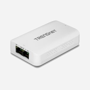 Trendnet TPE-BE200 Extenseur Réseau Gigabit Ethernet 3 Ports RJ-45, Portée 200m, PoE 60W, Jumbo Frames, Auto-MDIX, IEEE 802.3af/at/bt, Blanc