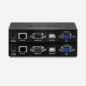 Trendnet TK-EX4 Extenseur de Console VGA/USB sur RJ-45, Distance 100m, 130x65x25mm, Conforme RoHS, Inclut câbles VGA & USB - Miniature 2