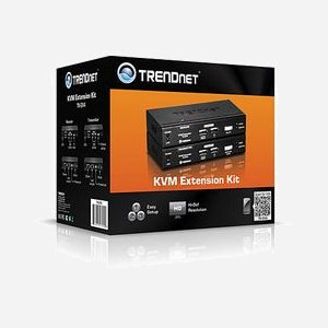 Trendnet TK-EX4 Extenseur de Console VGA/USB sur RJ-45, Distance 100m, 130x65x25mm, Conforme RoHS, Inclut câbles VGA & USB - Miniature 5