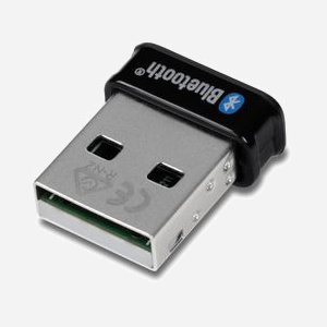 Adaptateur Bluetooth Trendnet TBW-110UB, USB Type-A, 0.3 Mbit/s, Noir, 14.9x17.4x7.1mm, pour Ordinateur Portable, Conforme Spécifications Bluetooth - Miniature 2