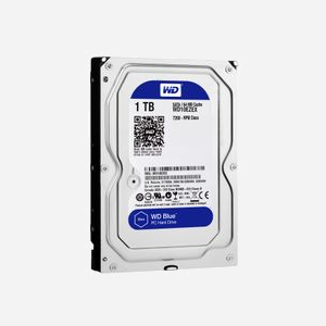 Western Digital Blue WD10EZEX Disque Dur 1 To 7200 RPM 64 Mo Cache 3.5" SATA III 6 Gbit/s, Transfert 150 MiB/s, PC, 5/12V - Miniature 2